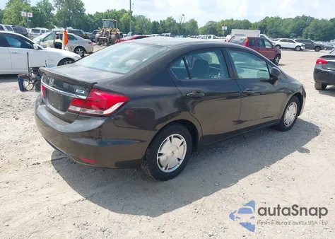 2013 Honda Civic Hf from USA, damaged, VIN 2HGFB2F65DH533122